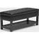 Simpli Home Cosmopolitan Leather Storage Bench 110.5x48cm