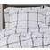 Truly Soft Windowpane Bedspread White (228.6x172.72cm)