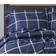 Truly Soft Windowpane Bedspread Blue (228.6x228.6cm)