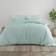 Garment Washed Solid 3-pack Duvet Cover Blue (284.48x248.92cm)