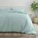 Garment Washed Solid 3-pack Duvet Cover Blue (284.48x248.92cm)