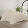 Garment Washed Solid 3-pack Duvet Cover Beige (284.48x248.92cm)