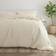 Garment Washed Solid 3-pack Duvet Cover Beige (284.48x248.92cm)