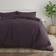 Garment Washed Solid 3-pack Duvet Cover Purple (284.48x248.92cm)
