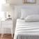 Pointehaven Flannel Bed Sheet Grey (254x177.8cm)