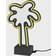 Adesso Infinity Neon Palm Tree Table Lamp 10.5"