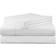 Pointehaven 200 GSM Bed Sheet White (264.16x177.8cm)