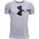 Under Armour Kid's Tech Split Logo Hybrid SS T-shirt - Mod Gray/Black (1363279-011)