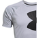 Under Armour Kid's Tech Split Logo Hybrid SS T-shirt - Mod Gray/Black (1363279-011)