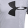 Under Armour Kid's Tech Split Logo Hybrid SS T-shirt - Mod Gray/Black (1363279-011)