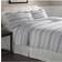 Pointehaven Flannel Bed Sheet Grey, Blue (254x177.8cm)