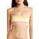 L*Space Rebel Stripe Bikini Top - Cream/Lemon Drop/Tangy