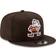 New Era Cleveland Browns Throwback 9FIFTY Adjustable Snapback Hat Men - Brown