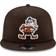 New Era Cleveland Browns Throwback 9FIFTY Adjustable Snapback Hat Men - Brown