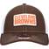 New Era Cleveland Browns 9FORTY Trucker Snapback Hat Men - Brown