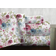 Pointehaven 175 GSM Bed Sheet Green, Pink (264.16x233.68cm)