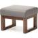 Baxton Studio Yashiya Seating Stool 16.4"