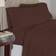Pointehaven 175 GSM Bed Sheet Brown (264.16x177.8cm)