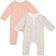 Mini A Ture Nightsuit Vanda 2-Pack - Mauve Chalk (1220074140- 3101)