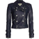 L'agence Billie Belted Leather Jacket - Midnight