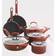 Kenmore Elite Andover Cookware Set with lid 10 Parts