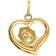 Macy's Ladybug Heart Charm Pendant - Gold/Red/Black