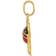 Macy's Ladybug Heart Charm Pendant - Gold/Red/Black