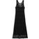 Theory Tissage Open Knit Lace Midi Dress - Jet Black