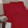 Pointehaven 175 GSM Bed Sheet Red (254x177.8cm)