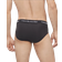 Calvin Klein Cotton Stretch Hip Brief 3-pack - Black/ Blue Multi