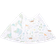 Aden + Anais Essentials Cotton Muslin Burpy Bib Voyager