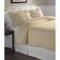 Pointehaven 175 GSM Bed Sheet Yellow (264.16x233.68cm)