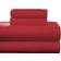 Pointehaven 175 GSM Bed Sheet Red (264.16x233.68cm)