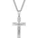 Macy's The Lord's Prayer Crucifix Pendant Necklace - Silver