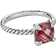 David Yurman Chatelaine Ring - Silver/Garnet/Diamonds