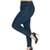 MeMoi Cotton Blend Denim Shaping Jean Leggings - Blue