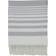 Saro Lifestyle Striped Blankets Gray (152.4x127cm)