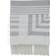 Saro Lifestyle Striped Blankets Gray (152.4x127cm)