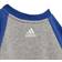 Adidas Infant Essentials Logo Sweatshirt & Pants Gender Neutral - Medium Grey Heather/Royal Blue (HM6599)