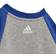 adidas Infant Essentials Logo Sweatshirt & Pants Gender Neutral - Medium Grey Heather/Royal Blue (HM6599)