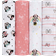 Aden + Anais Disney Boutique Cotton Muslin Swaddle 4-pack Minnie - Rainbows