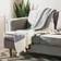 Safavieh Orie Pom Pom Blankets Gray (152.4x127cm)