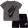 Nike Boy's Dri-Fit T-shirt & Shorts Set - Black/Grey (66F024G-023)