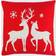 Safavieh Mitzi Complete Decoration Pillows White, Red (45.72x45.72cm)
