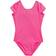 Rainbeau Moves Girl's Princess Seam Cap Sleeve Leotard - Pink Bright