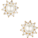 Kate Spade Sunny Pavé & Imitation Halo Stud Earrings - Gold/Pearl/Transparent