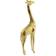 CosmoLiving by Cosmopolitan Giraffe Statue Floor Decor Set of 2 Figurine 2