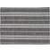Saro Lifestyle Striped Place Mat Gray (50.8x35.56cm)