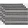 Saro Lifestyle Striped Place Mat Gray (50.8x35.56cm)