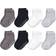 Touched By Nature Organic Cotton Socks with Non-Skid Gripper for Fall Resistance - Solid Black (10763161)